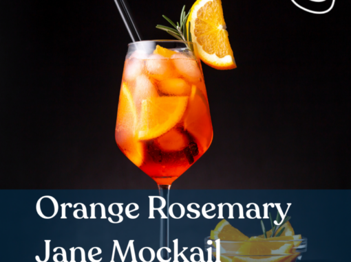 Orange Rosemary Jane Cannabis Mocktail